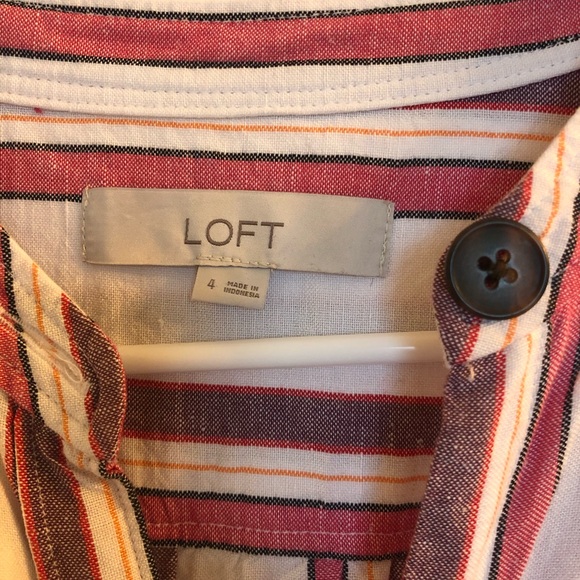 Loft Striped Maxi Dress - Picture 3 of 3